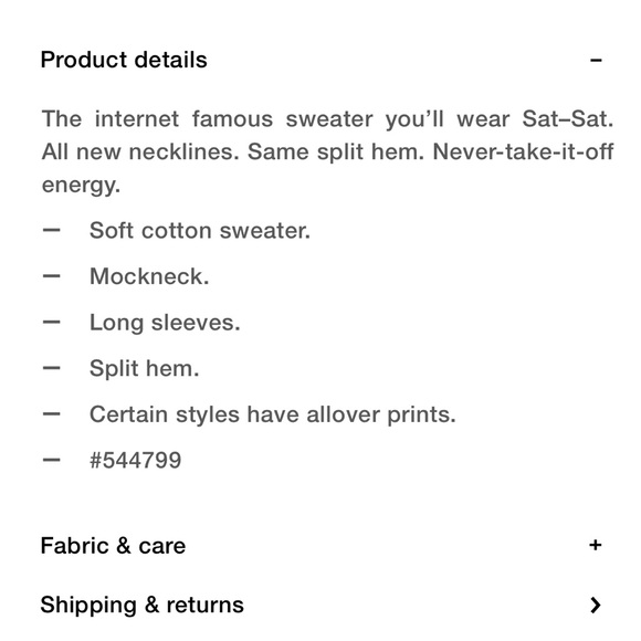 Women’s Oversized Split-Hem Mockneck Sweater - Picture 6 of 7